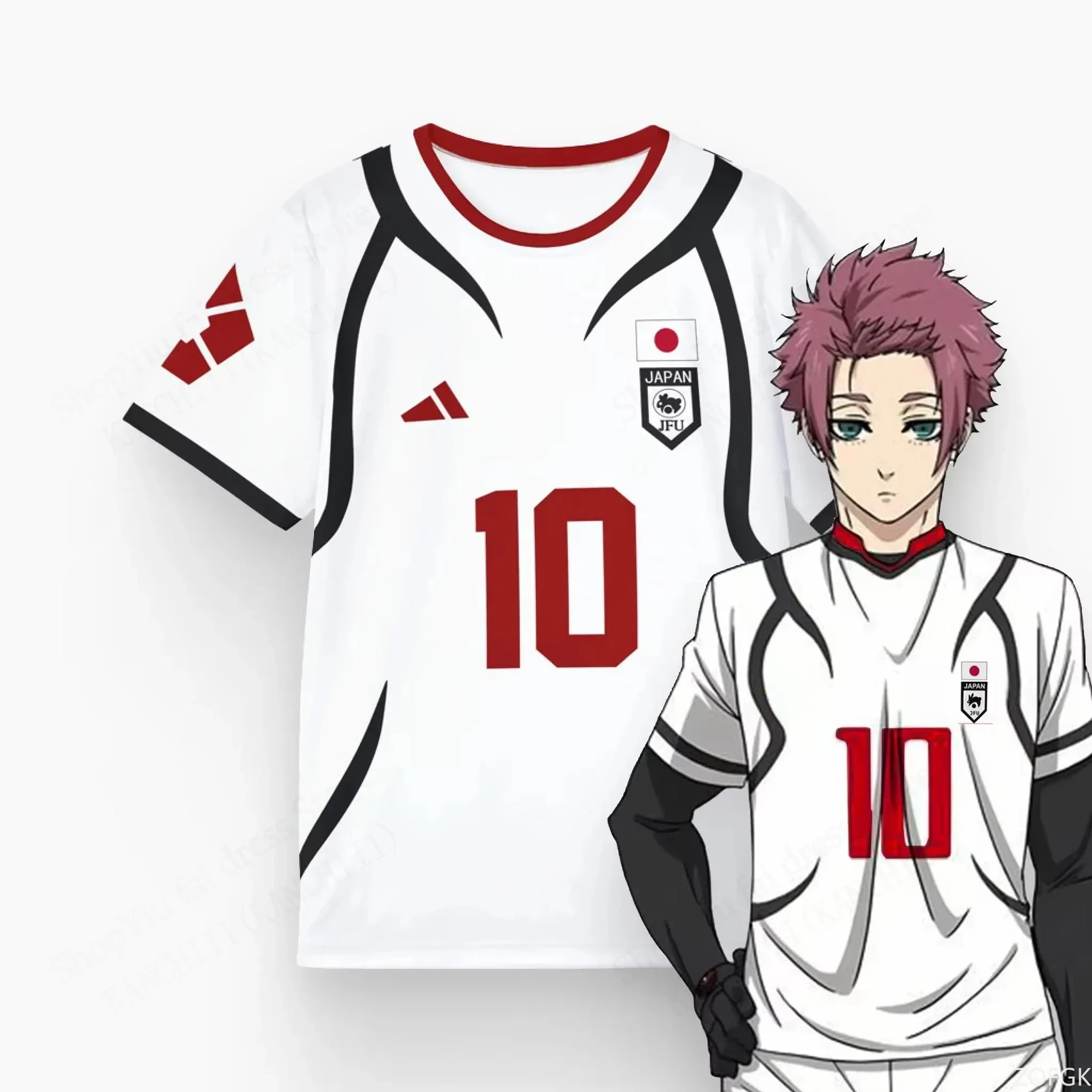 Esports Gaming Sleeve - Herren Anime Trikot Blue Lock Sae