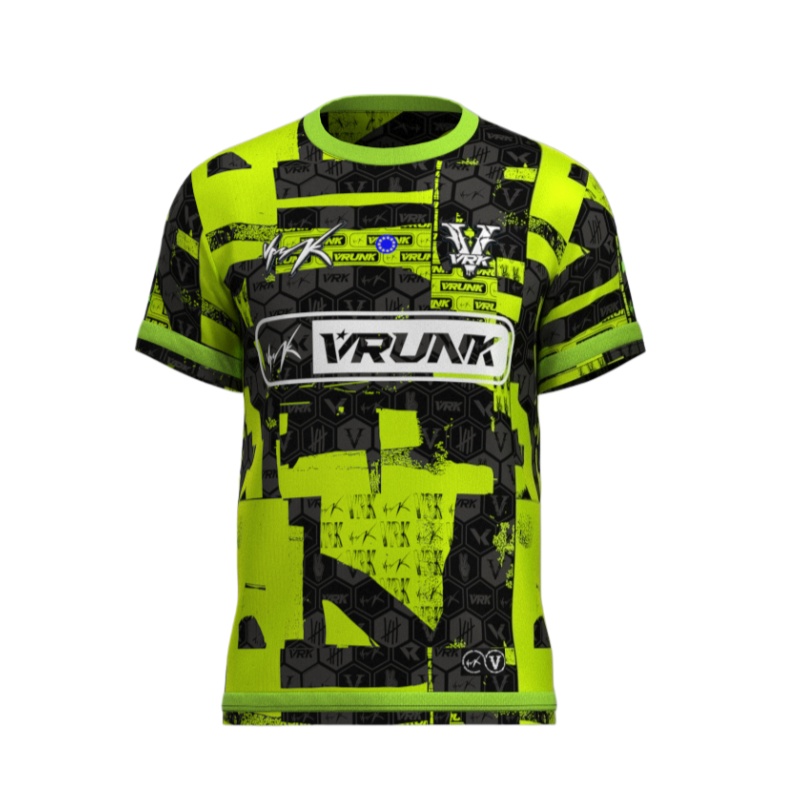 Esports Gaming Sleeve - 2026 Neues E-Sport-Trikot in Neongrün-Schwarz mit