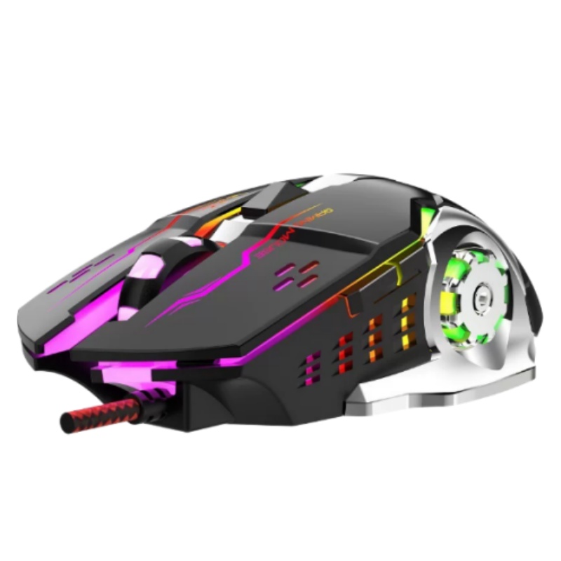 Esports Gaming Free Fire - BAJEAL G8 Kabelgebundene USB-Gaming-Maus mit 6D-Makroprogrammierung
