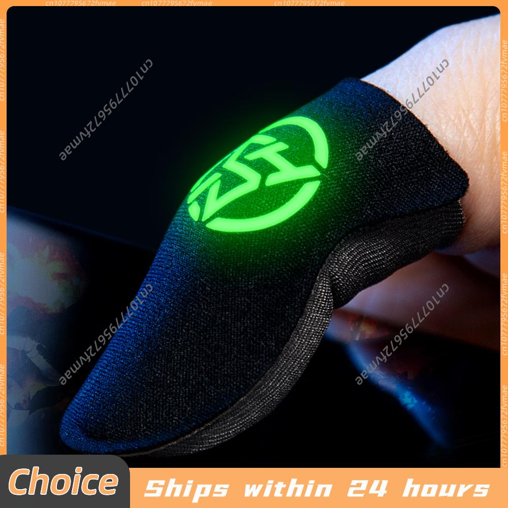 Esports Gaming Sleeve - 1 Paar Gaming-Fingerhüllen, atmungsaktiv, schweißfest, leuchtend,