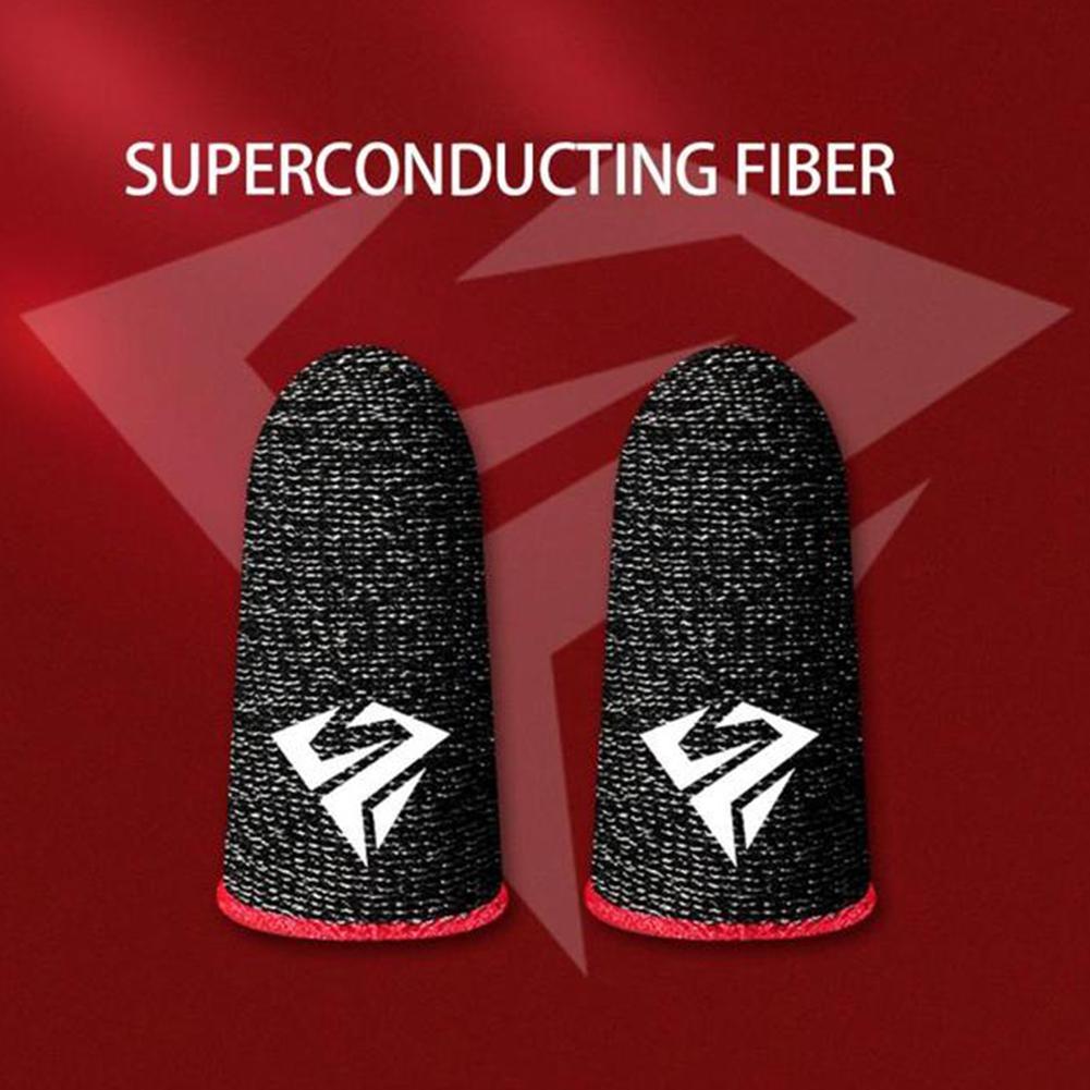 Esports Gaming Finger Sleeve - 2 Stück Fingerschutz-Handschuhe für PUBG-Gamer, schweißfest,