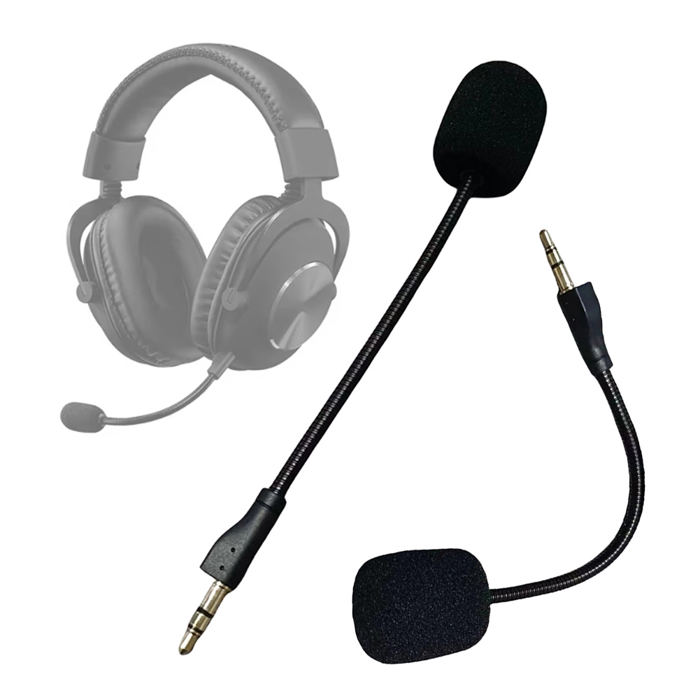 Gaming X Esports - Ersatz-3,5-mm-Mikrofon für E-Sport-Gaming-Headsets, flexibles Mikrofon für