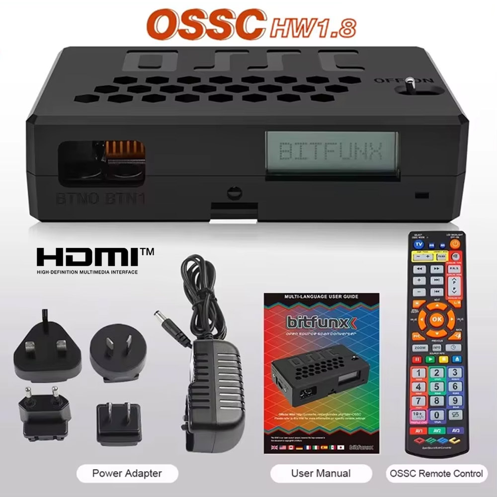 Elgato Stream Deck - BitFunx V1.8 OSSC Upscaler Open-Source-Scan-Konverter für