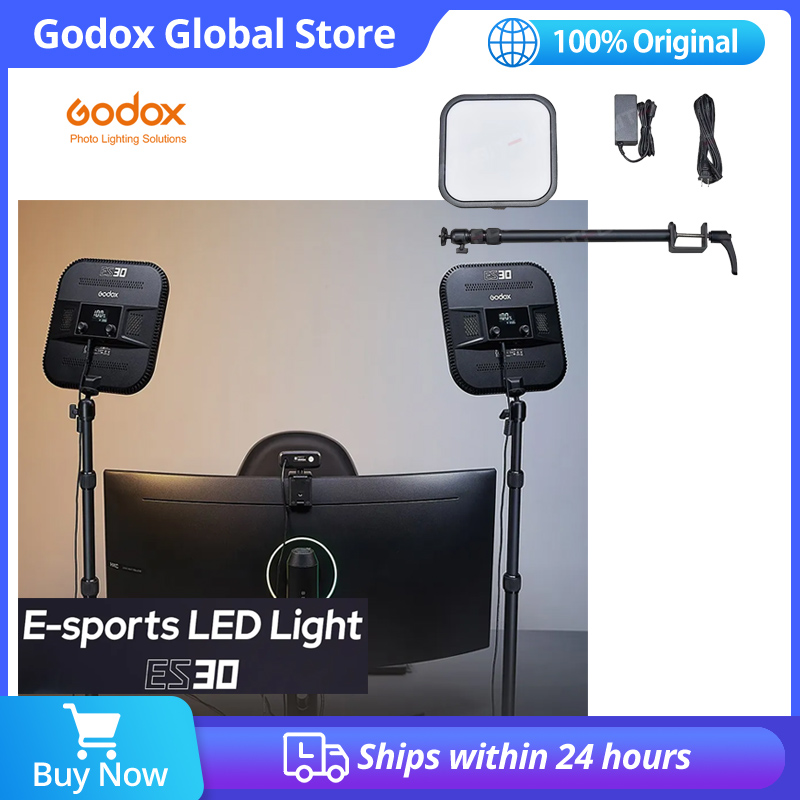 Esports Gaming Photo - Godox LED-Gaming-Licht ES30 E-Sports LED-Licht-Set 2800K-6500K