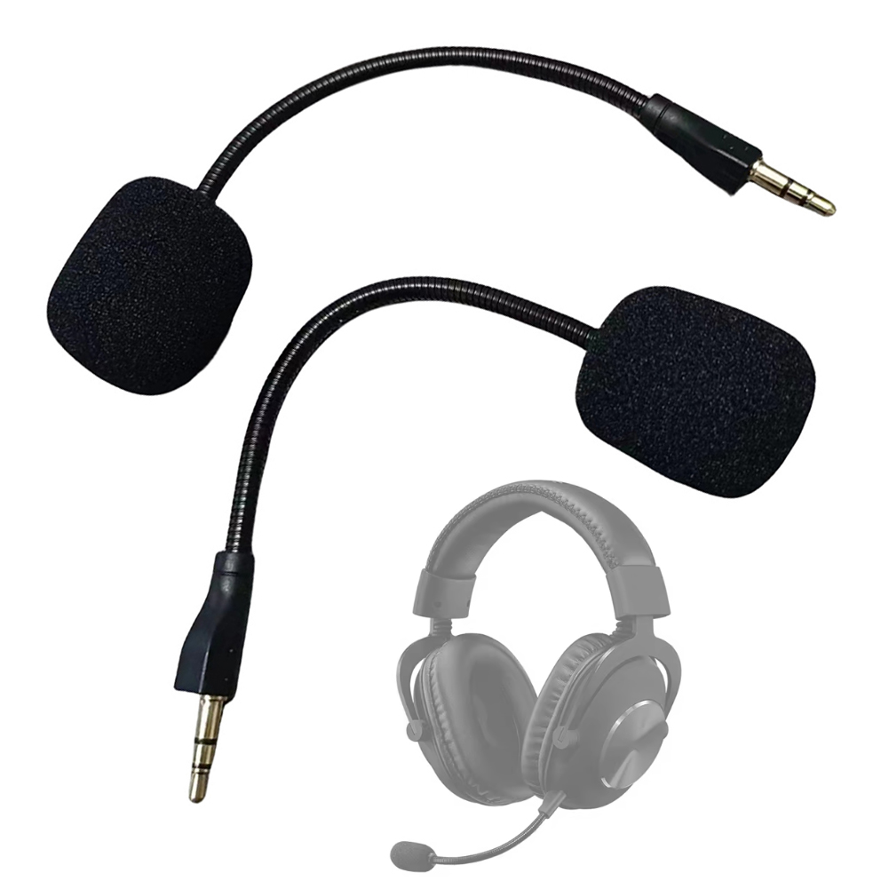 Gaming X Esports - Ersatz-3,5-mm-Mikrofon für E-Sport-Gaming-Headsets, flexibler Mikrofonarm für