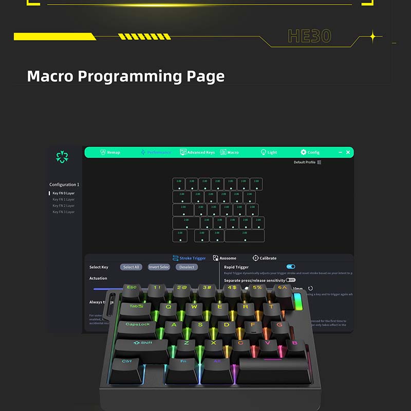 HE30 Mechanische Gaming-Tastat – Esports Gaming Keyboard Bewertung und Preis
