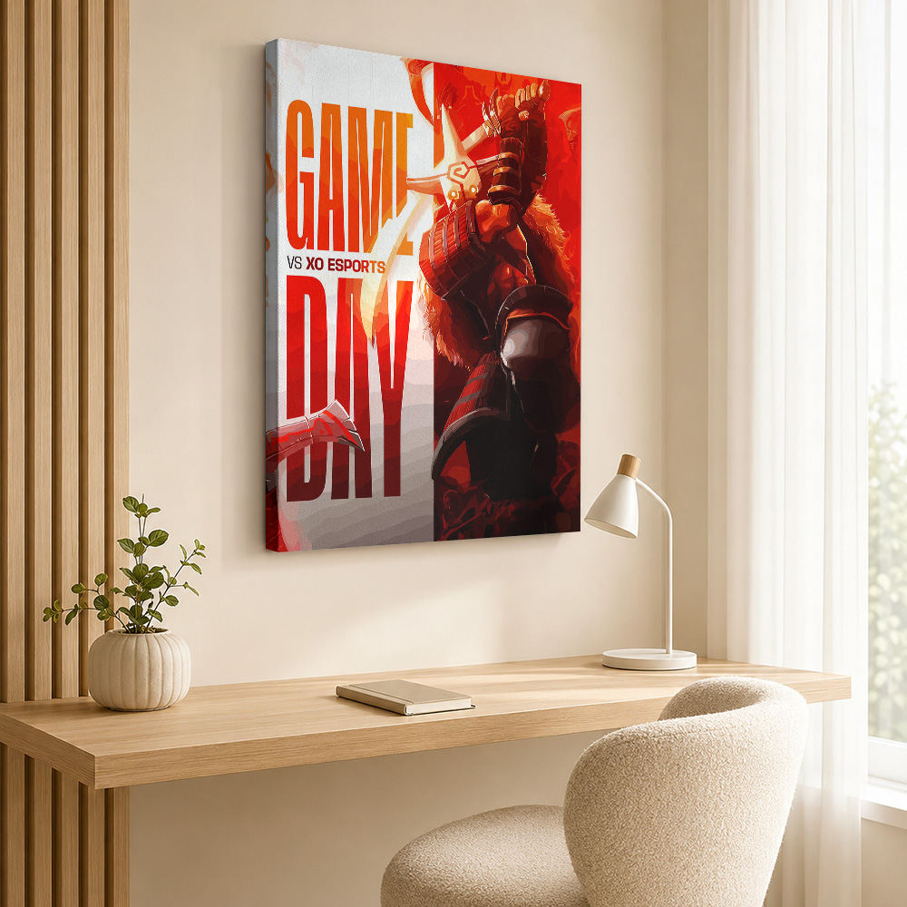 Game Day VS XO Esports Gerahmt – Esports Gaming Photo Bewertung und Preis