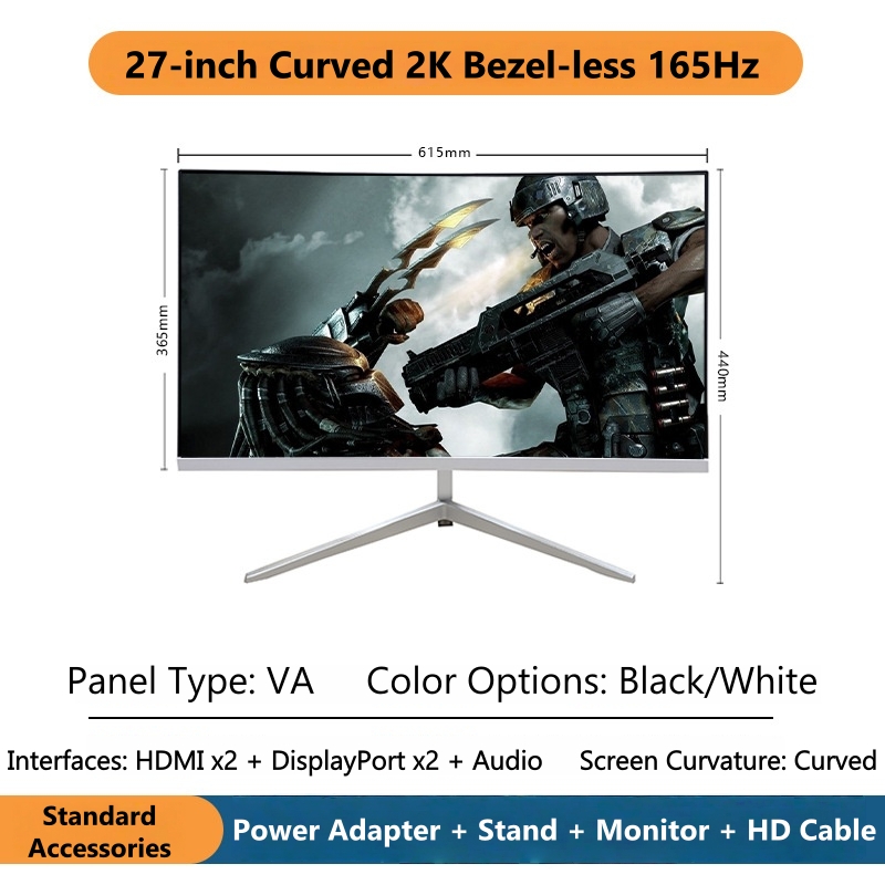 27 Zoll 2K Curved Gaming-Monit – Gaming X Esports Bewertung und Preis