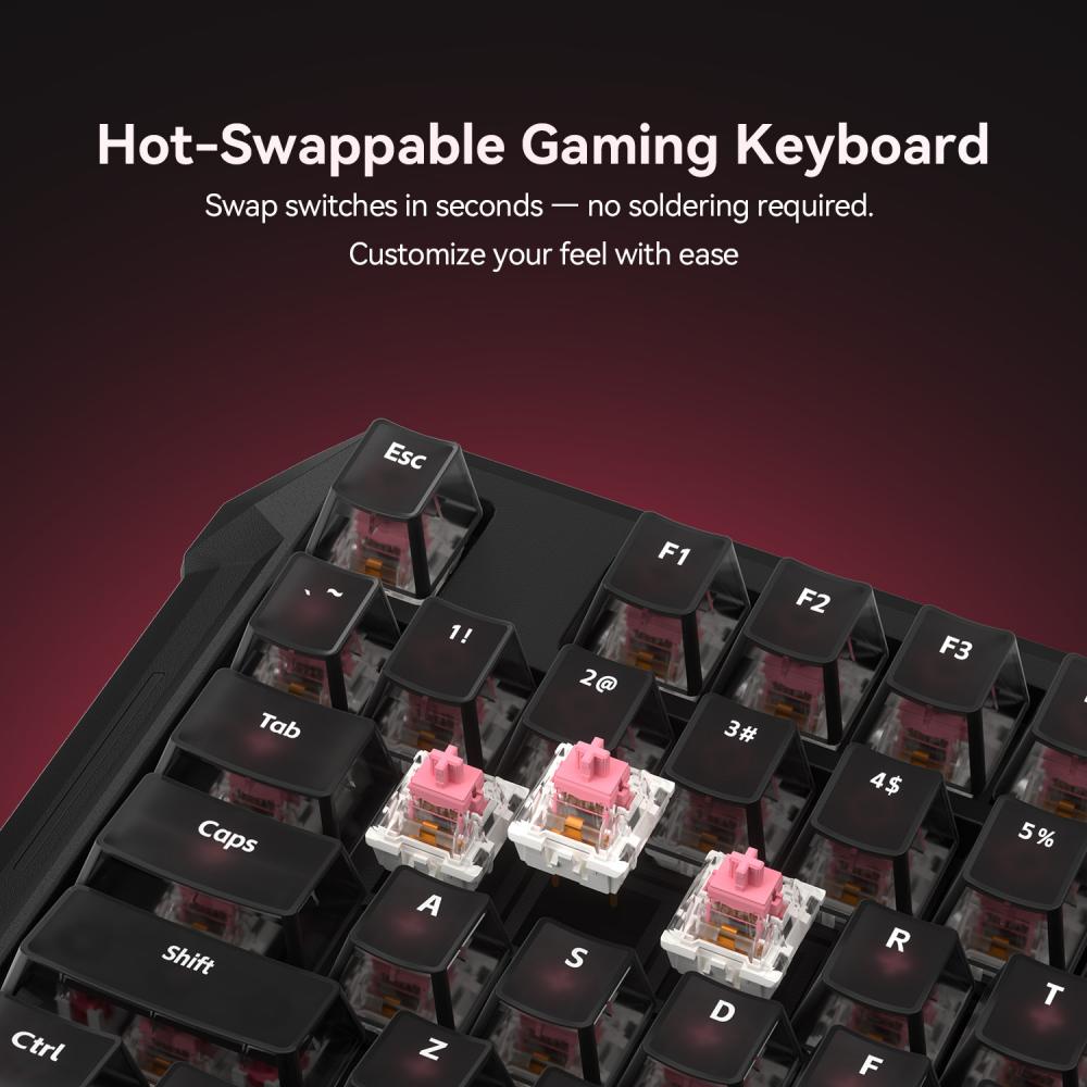 DarkBeacon Flux 87 Hall-Effekt – Esports Gaming Photo Bewertung und Preis
